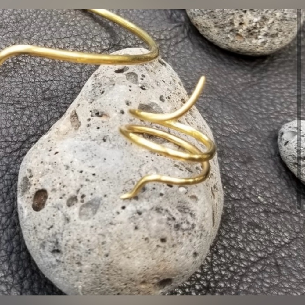 Bisjoux brass snake ring